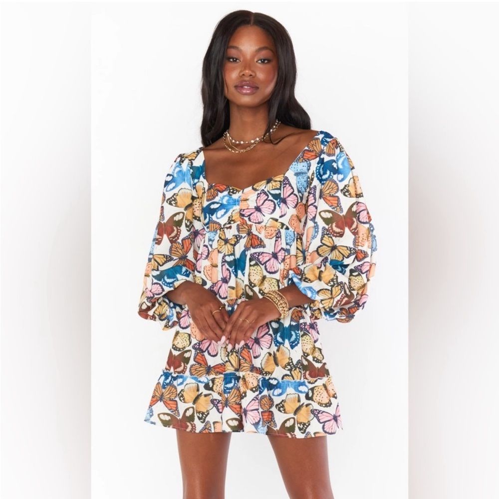 Show me your mumu Mandi mini butterfly dress large